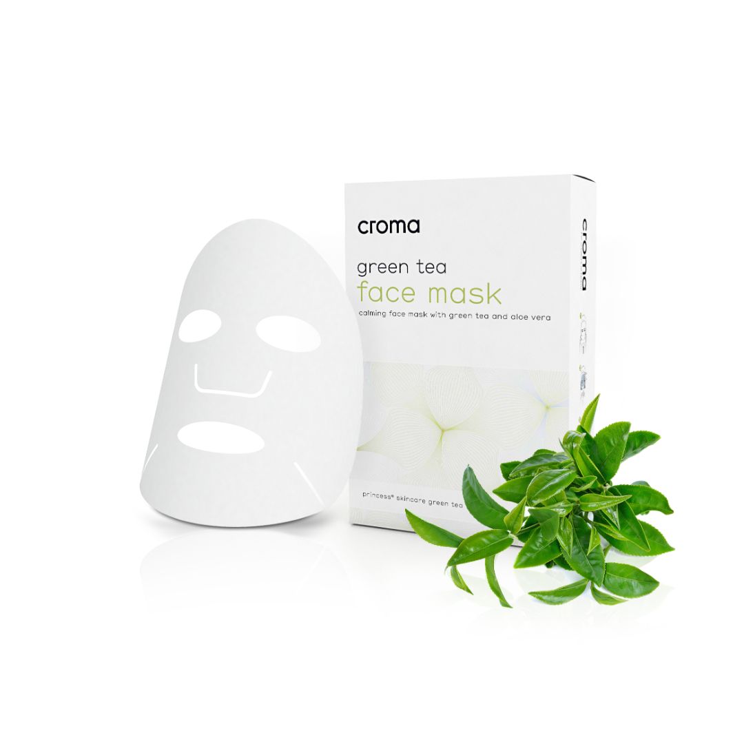 camera Carelessness Pedestrian Máscara facial calmante com chá verde e aloé vera - Dermocare